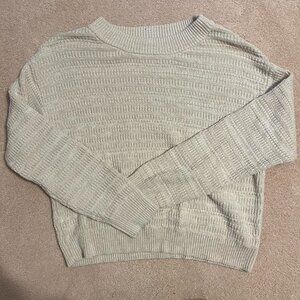 Super cute cream and white knitted sweater